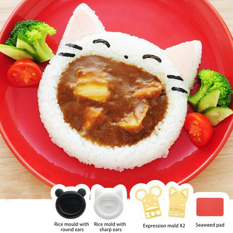 Kitchen Gadgets Oxo - Cute Cartoon Sushi Mold Decor Cutter,