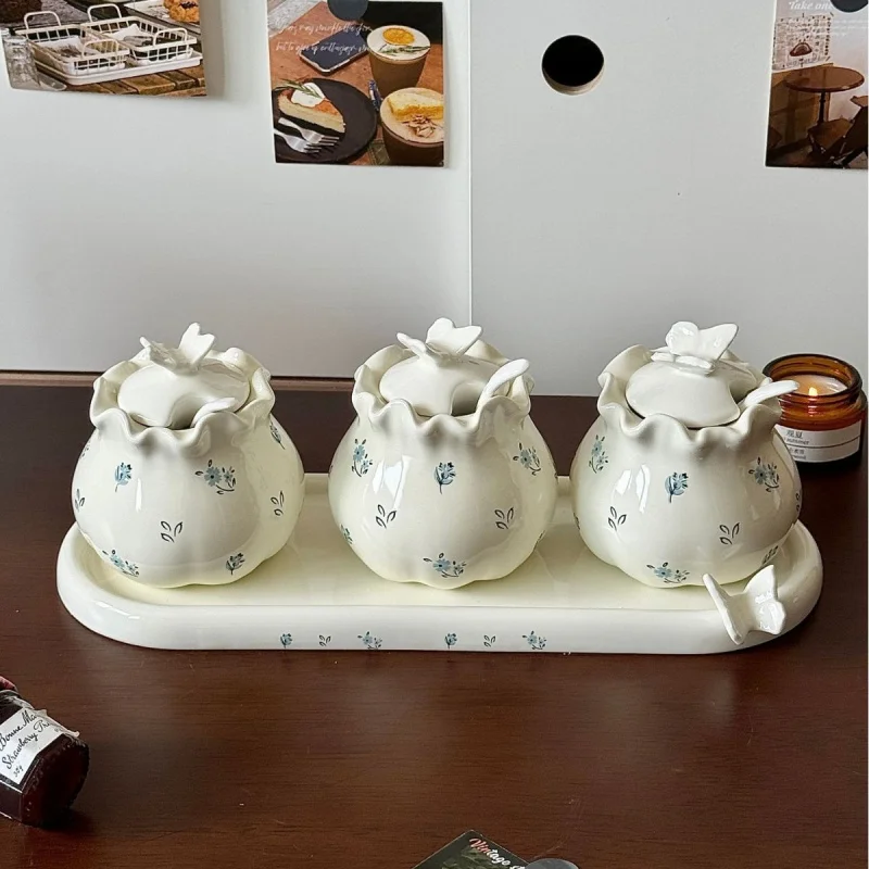 Kitchen Gadgets Vintage - Conjunto de 3 Potes Vintage de