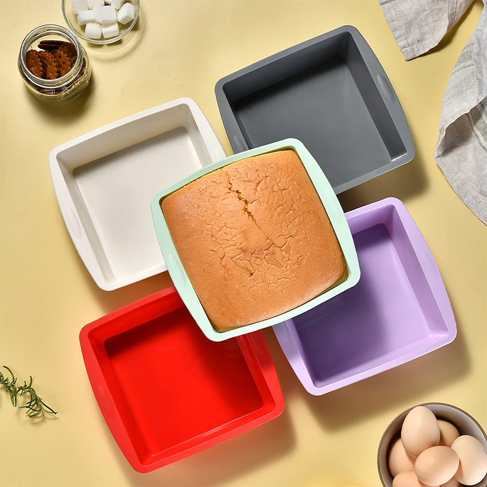 Kitchen Gadgets Oxo - Molde de bolo quadrado de silicone,