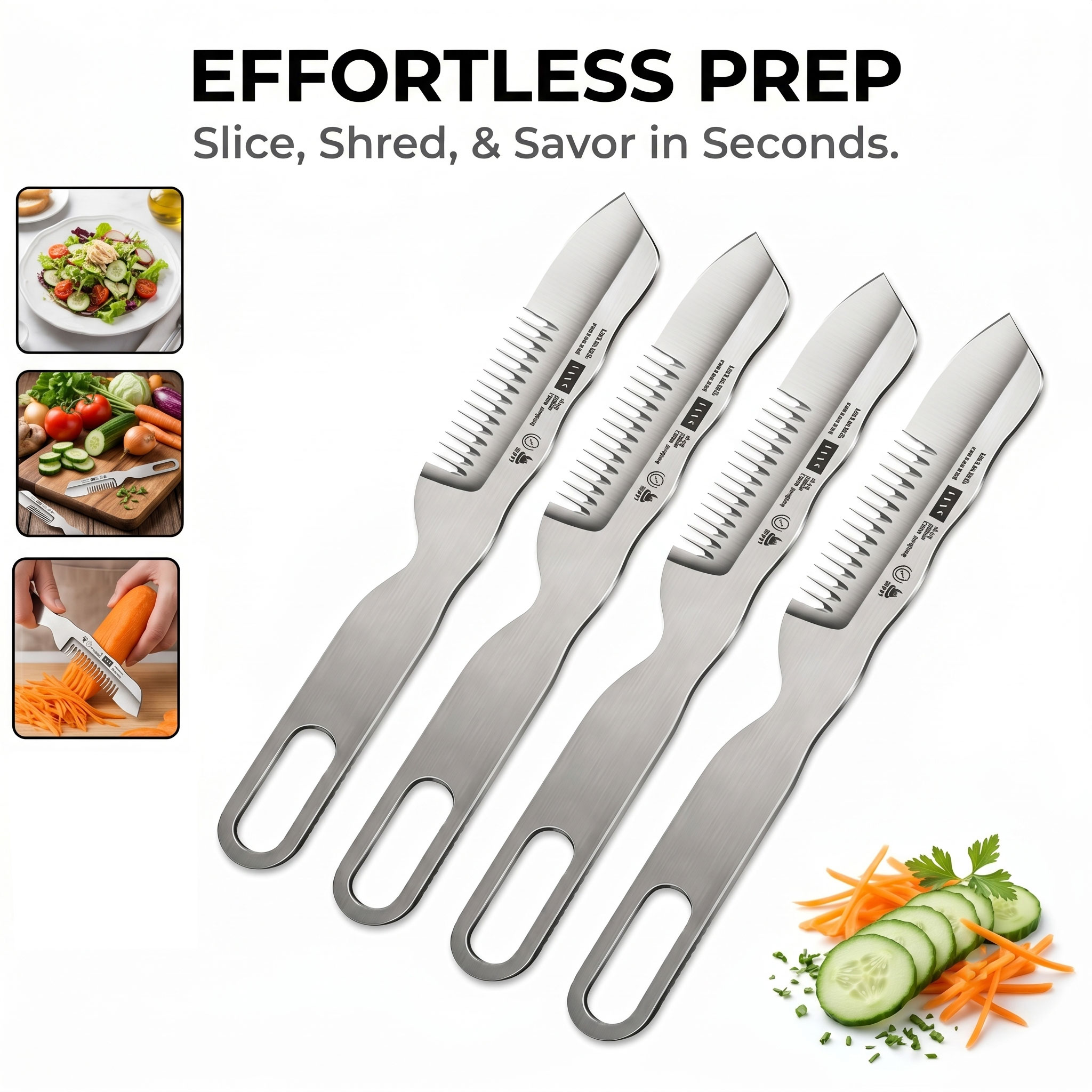Kitchen Gadgets Vegetable Cutter - Novo Cortador Multifuncional de Cebolinha em