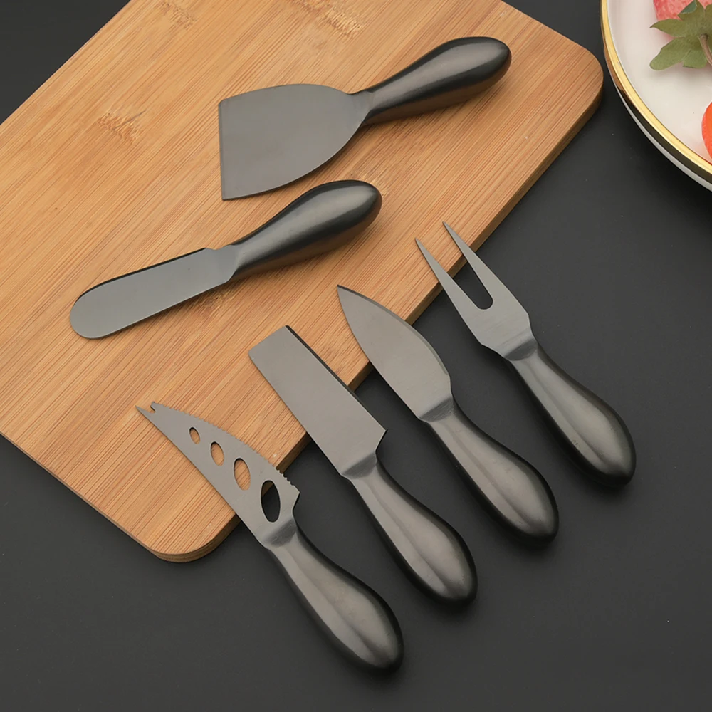 Kitchen Gadgets Vintage - 6 pçs preto fosco talheres de