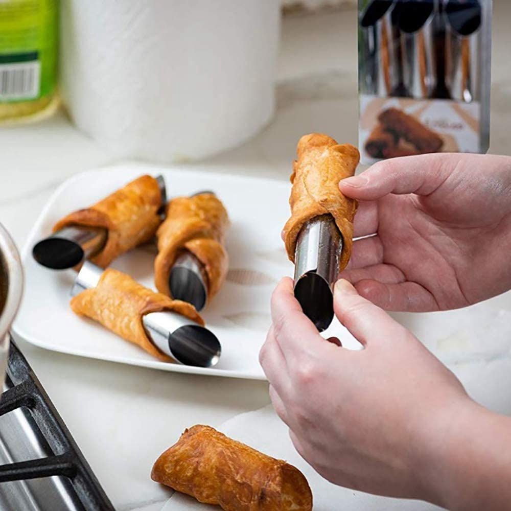 Kitchen Gadgets Youtube - Formas de metal para cannoli, 6