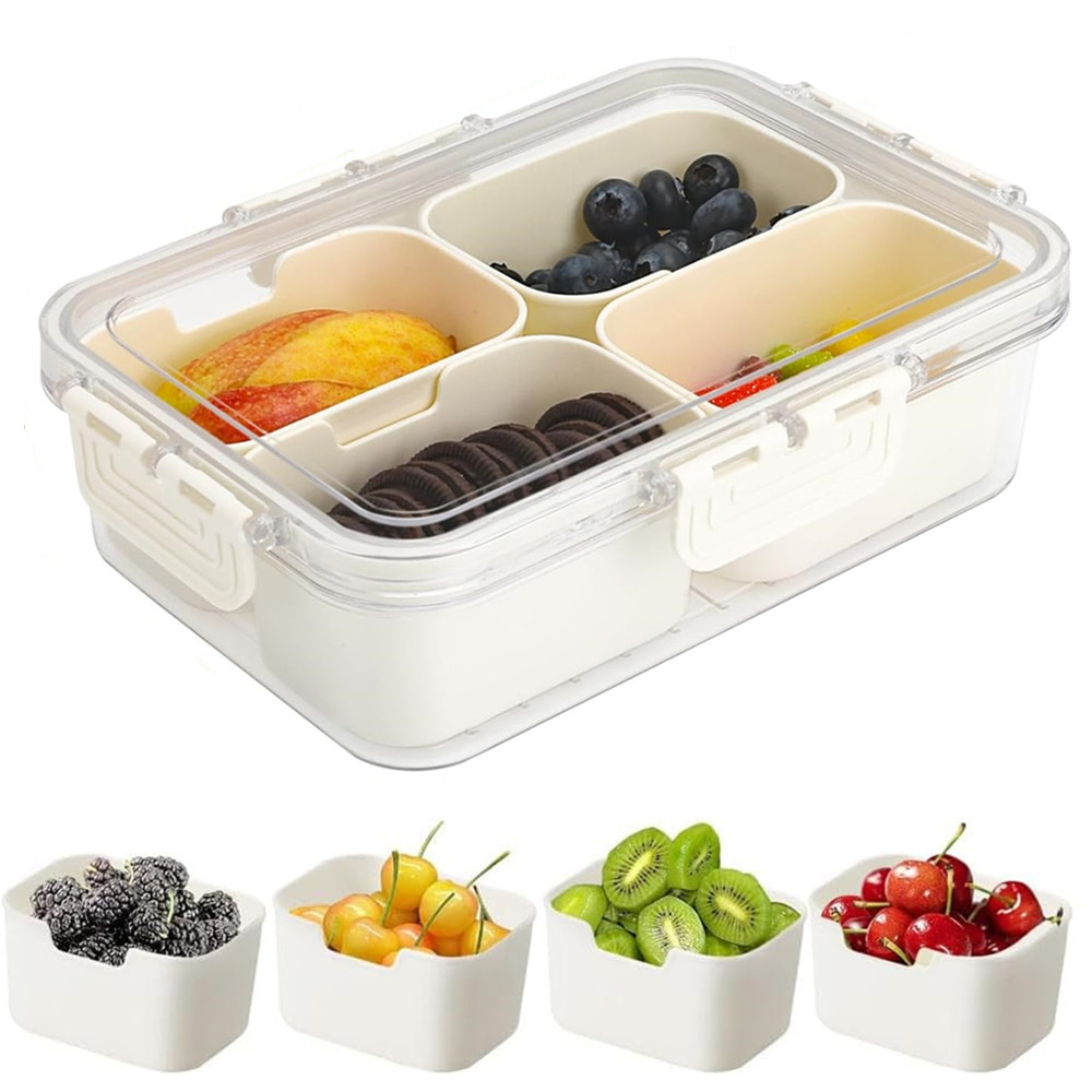 Kitchen Gadgets Storage - Caixa de Armazenamento de Alimentos Portátil,