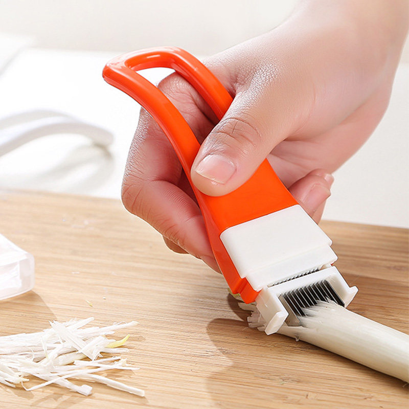 Kitchen Gadgets Cutting Tools - Faca para Cortar Cebolinha, Cortador Multifuncional
