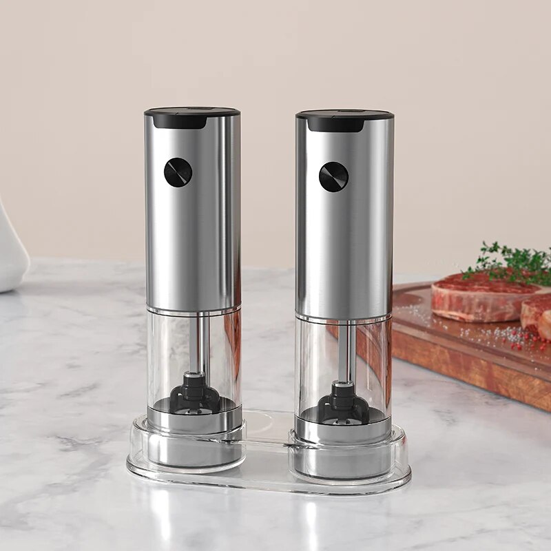 Kitchen Gadgets Smart - Pimenta Automática Elétrica e Sal Grinder