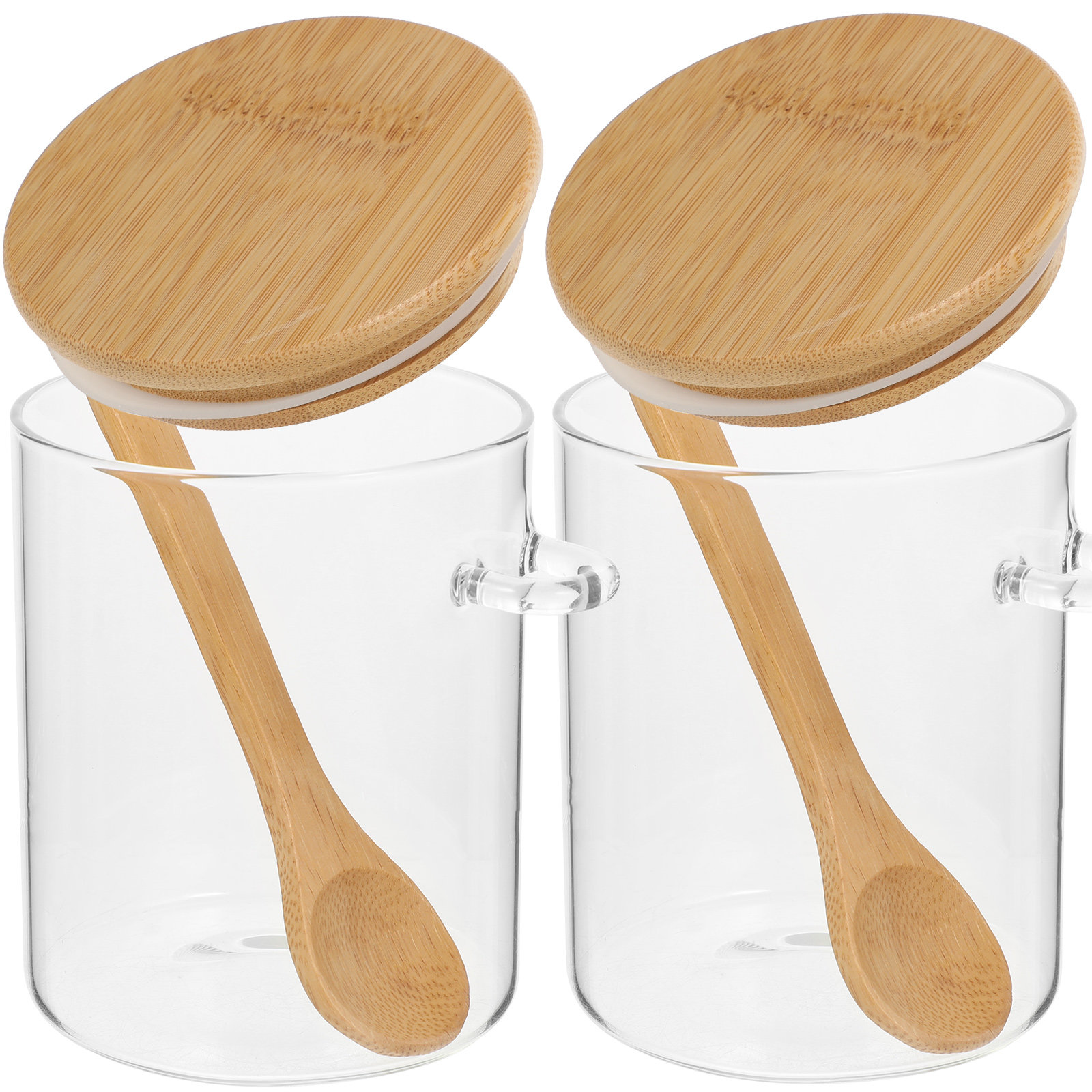 Food Storage Containers - Conjunto de 2 Potes de Vidro