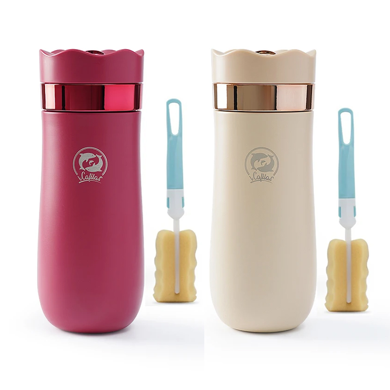 French Press Coffee Maker - Caneca de viagem isolada com filtro