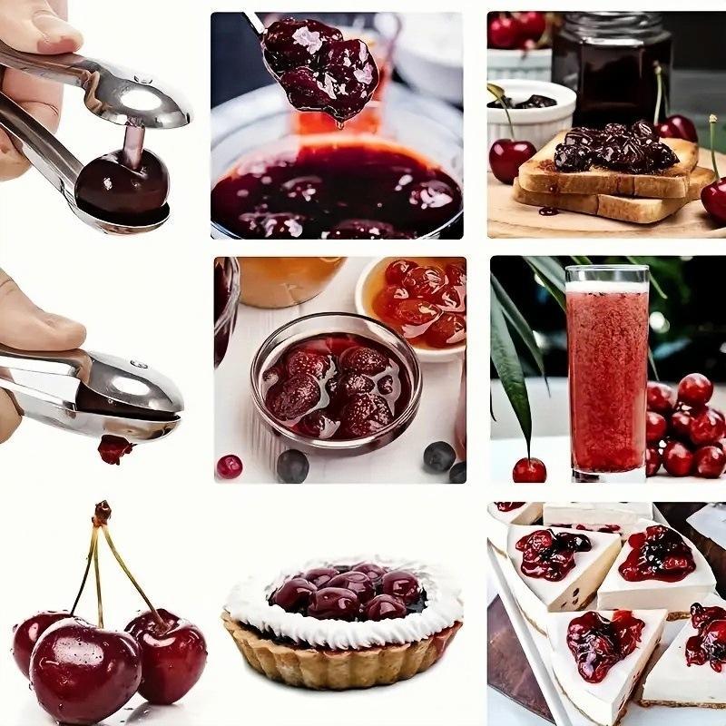 Cherry Pitter Tool - Removedor de Caroços de Cereja em