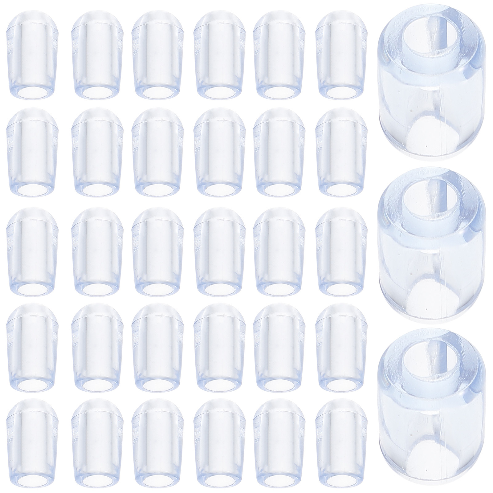 Kitchen Gadgets Wholesale - 80 Peças Pés de Plástico Transparente