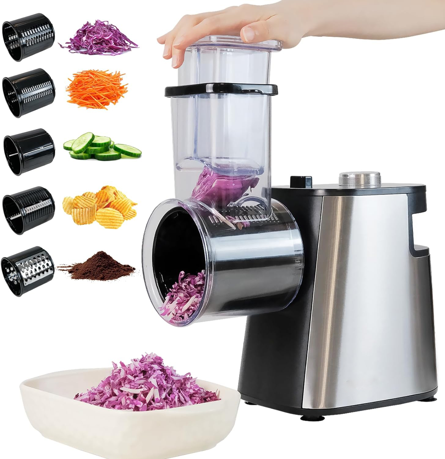 Kitchen Gadgets Vegetable Cutter - Fatiador de alimentos ralador de queijo