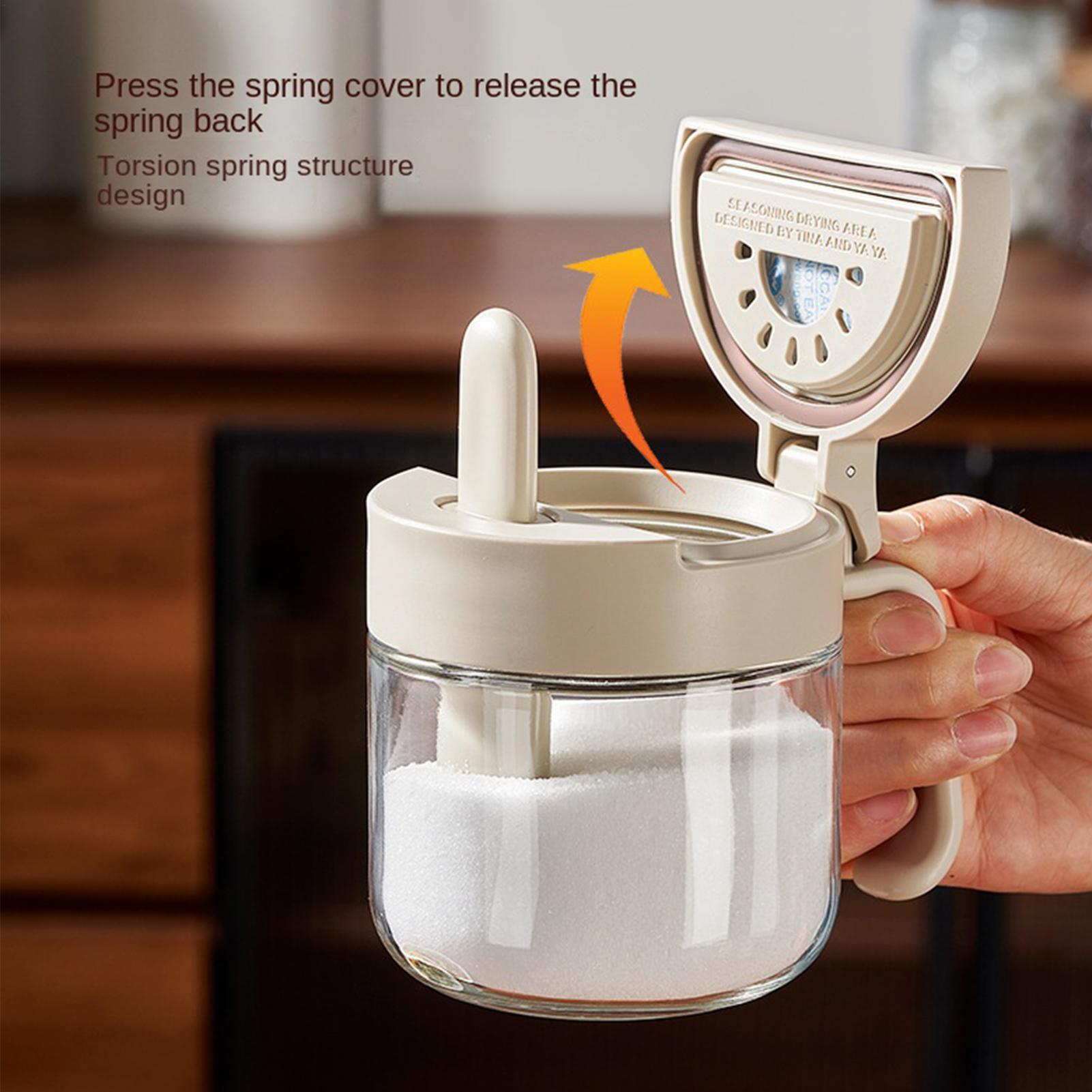 Kitchen Gadgets Storage - Pote de Temperos Hermético com Colher