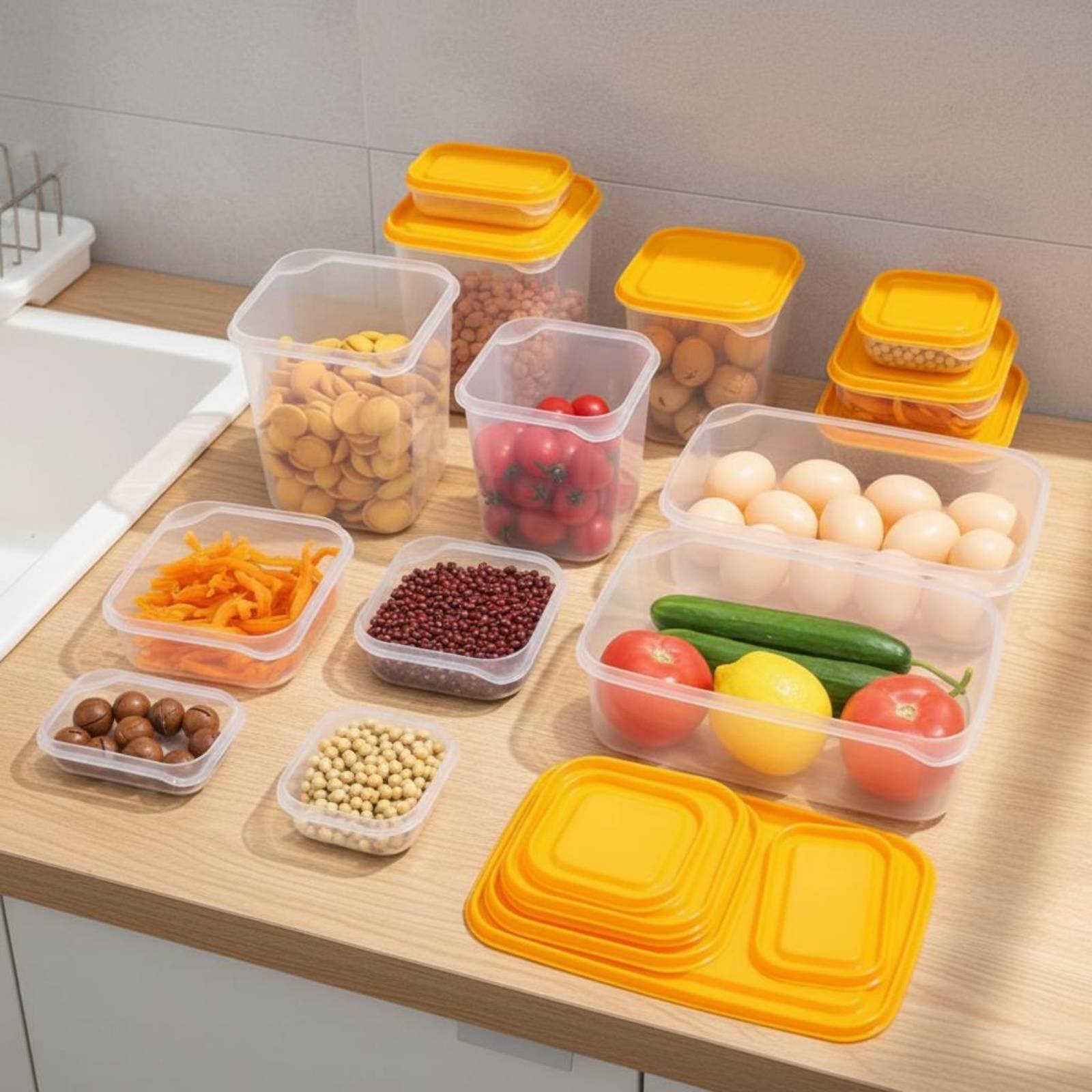 Conjunto de 17 Caixas de Armaz - Food Storage Containers avaliação e preço
