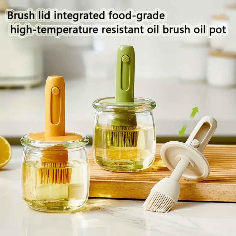 Dispensador de óleo de cozinha - Kitchen Gadgets Dispenser Brush Holder avaliação e preço