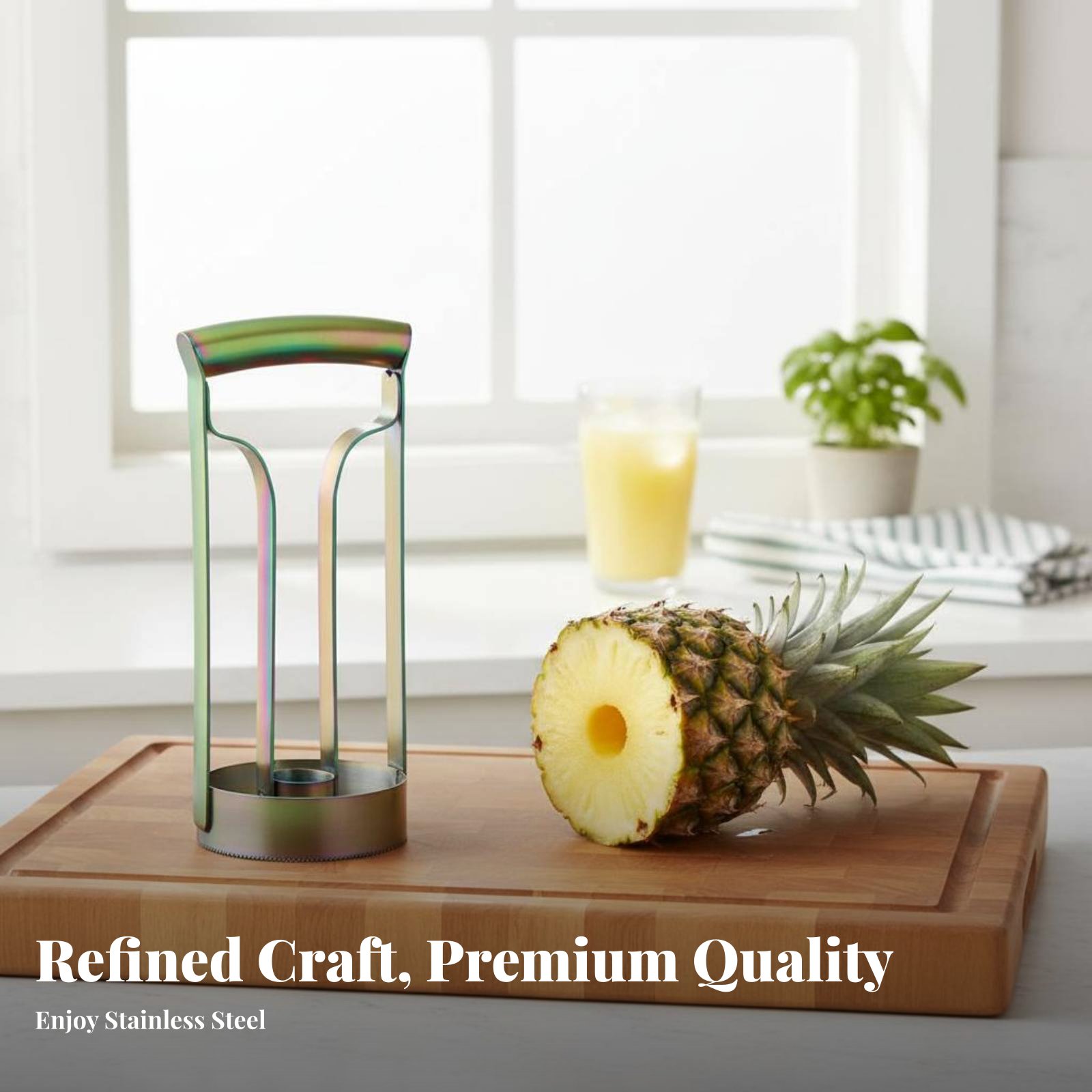 Cortador de Abacaxi em Aço Ino - Kitchen Gadgets Vegetable Cutter avaliação e preço
