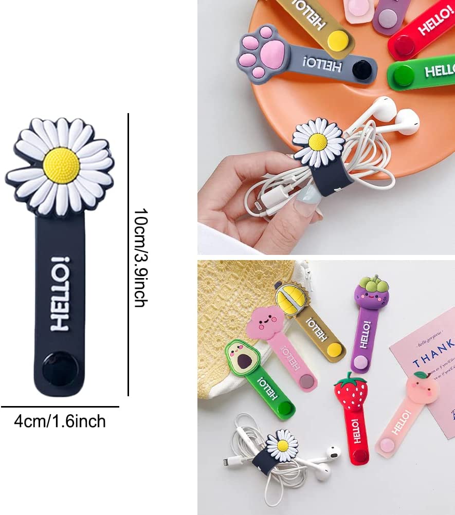 6 pçs clipes de cabo cabo fone - Kitchen Gadgets Holder avaliação e preço