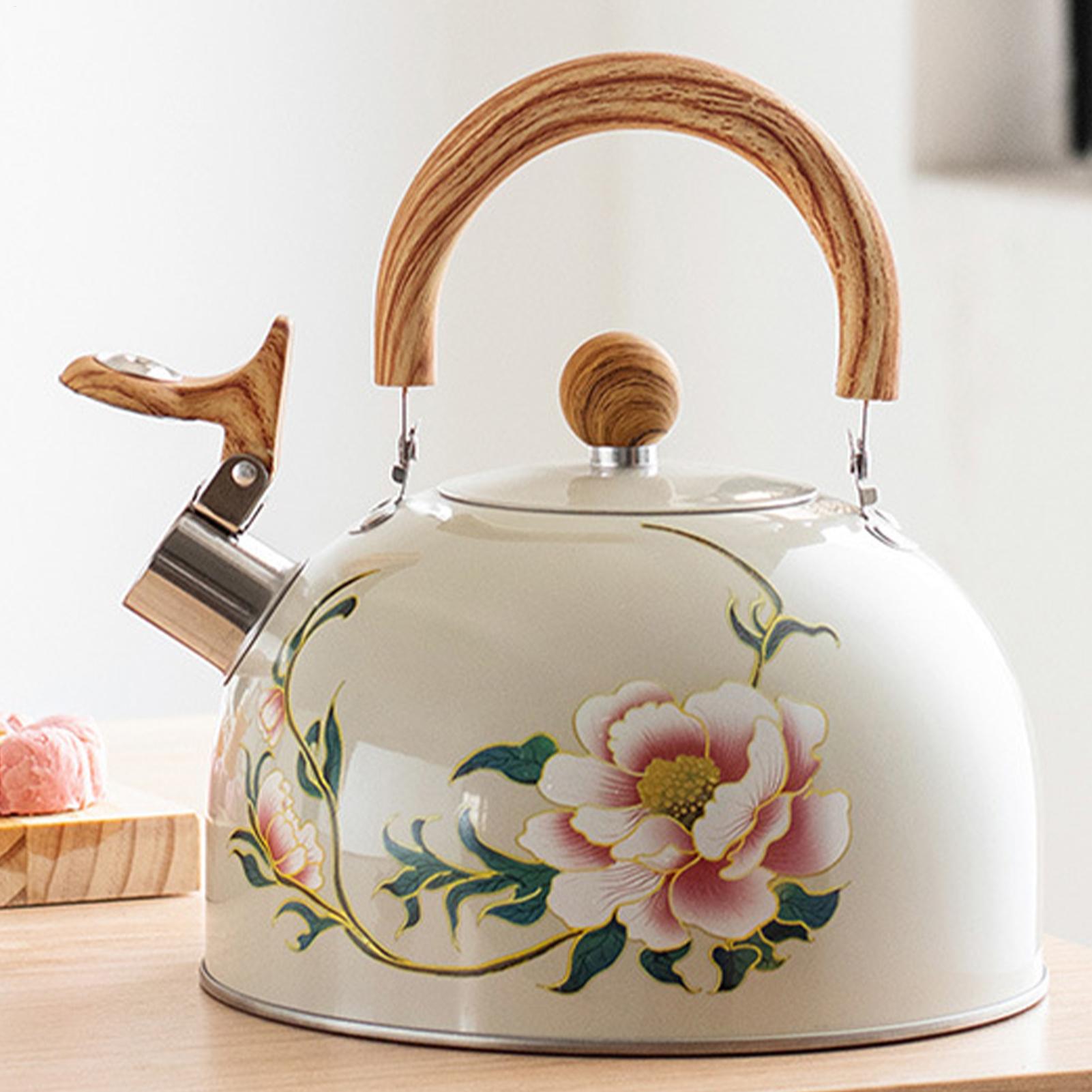 Caldeira chaleira vintage flor - Kitchen Gadgets Vintage avaliação e preço