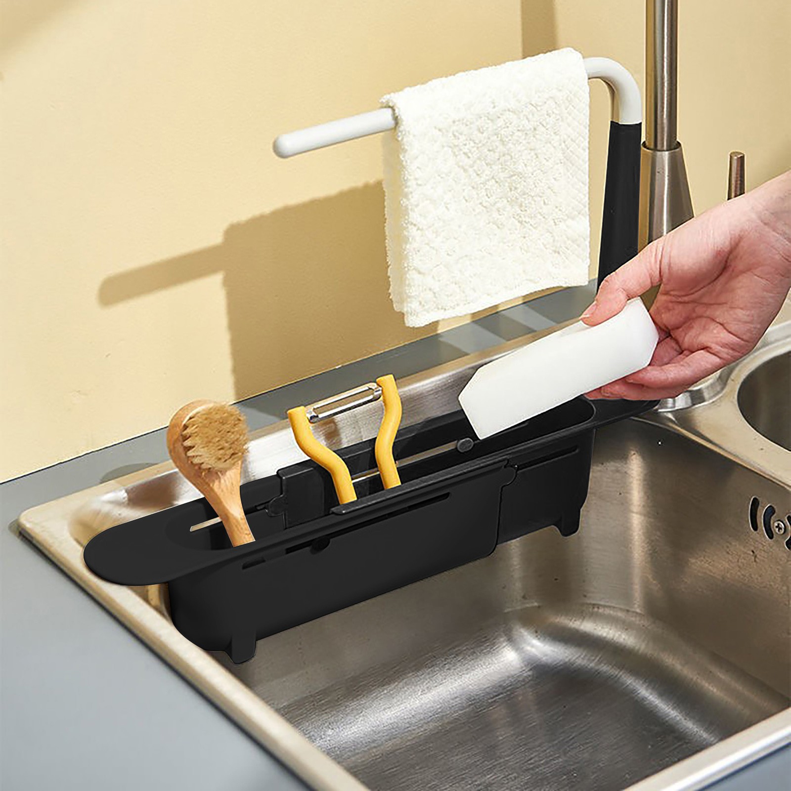 Escorredor pia elescópico, org - Kitchen Gadgets Holder avaliação e preço