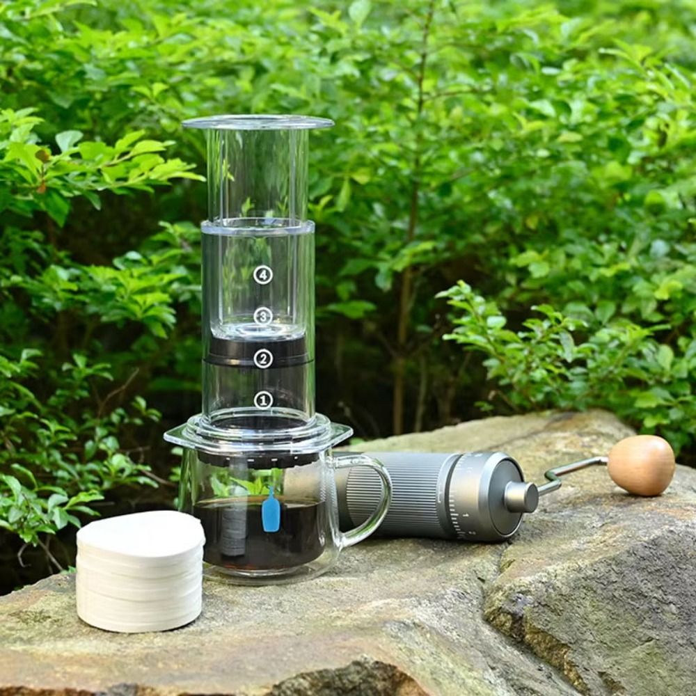 Compartilhar pote portátil cha - French Press Coffee Maker avaliação e preço