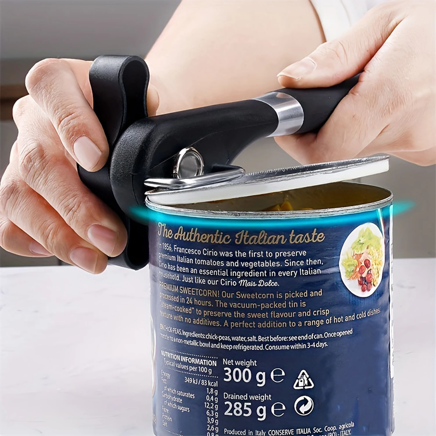 Abridor de latas manual de plá - Kitchen Gadgets Cutting Tools avaliação e preço