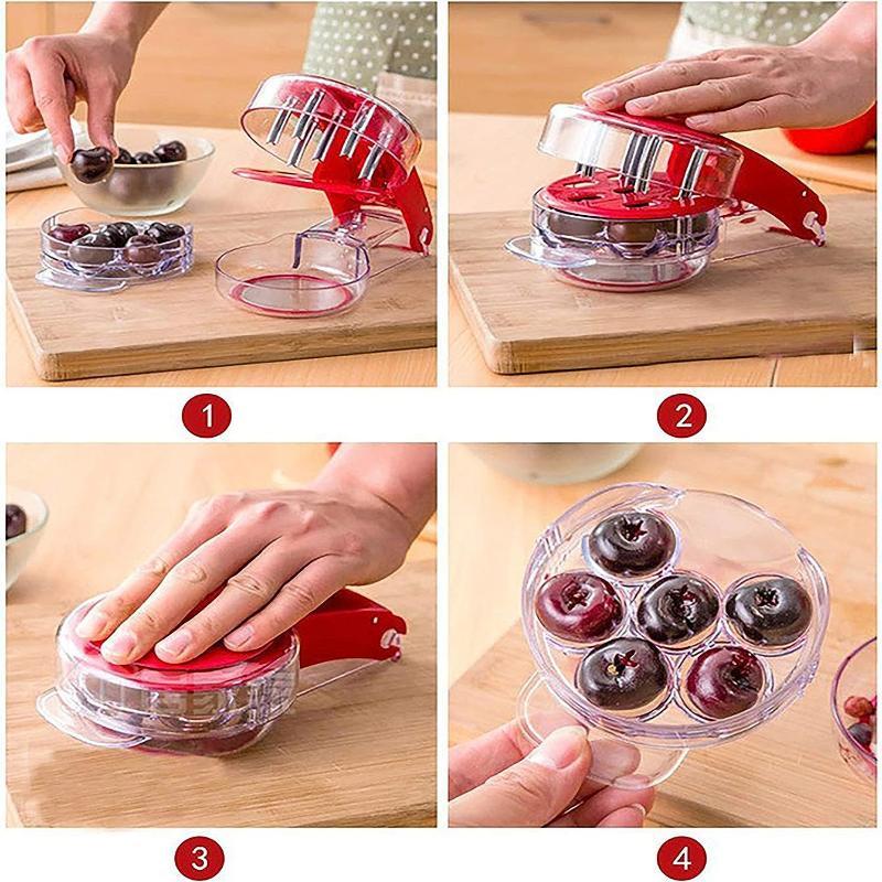 Removedor de caroços de cereja - Cherry Pitter Tool avaliação e preço