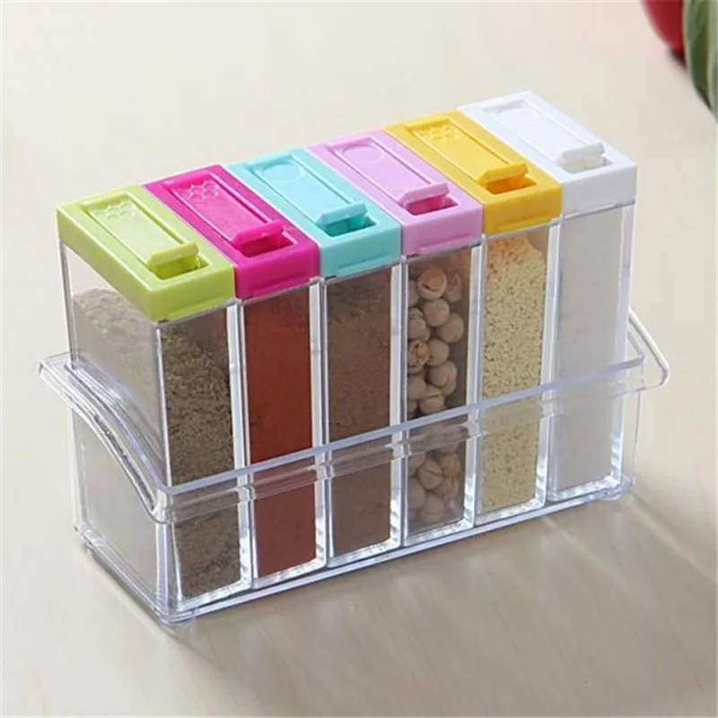 Caixa de tempero transparente  - Kitchen Gadgets Storage avaliação e preço