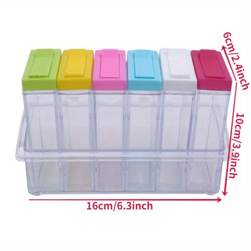 Caixa de tempero transparente  - Kitchen Gadgets Storage avaliação e preço