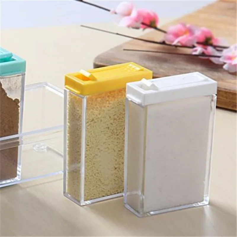 Caixa de tempero transparente  - Kitchen Gadgets Storage avaliação e preço
