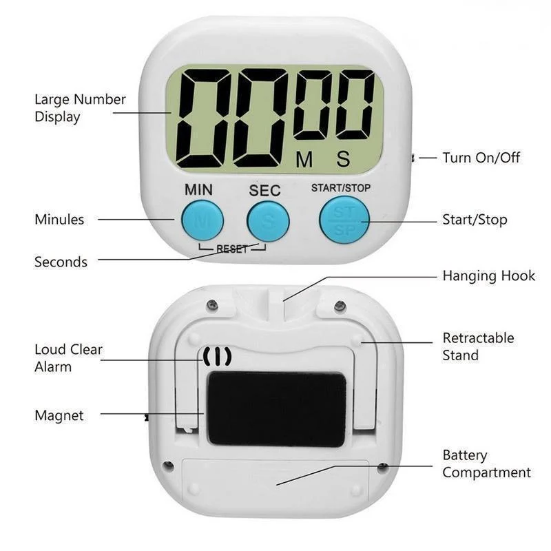 Mini Timer Digital de Cozinha  - Kitchen Gadgets Smart avaliação e preço