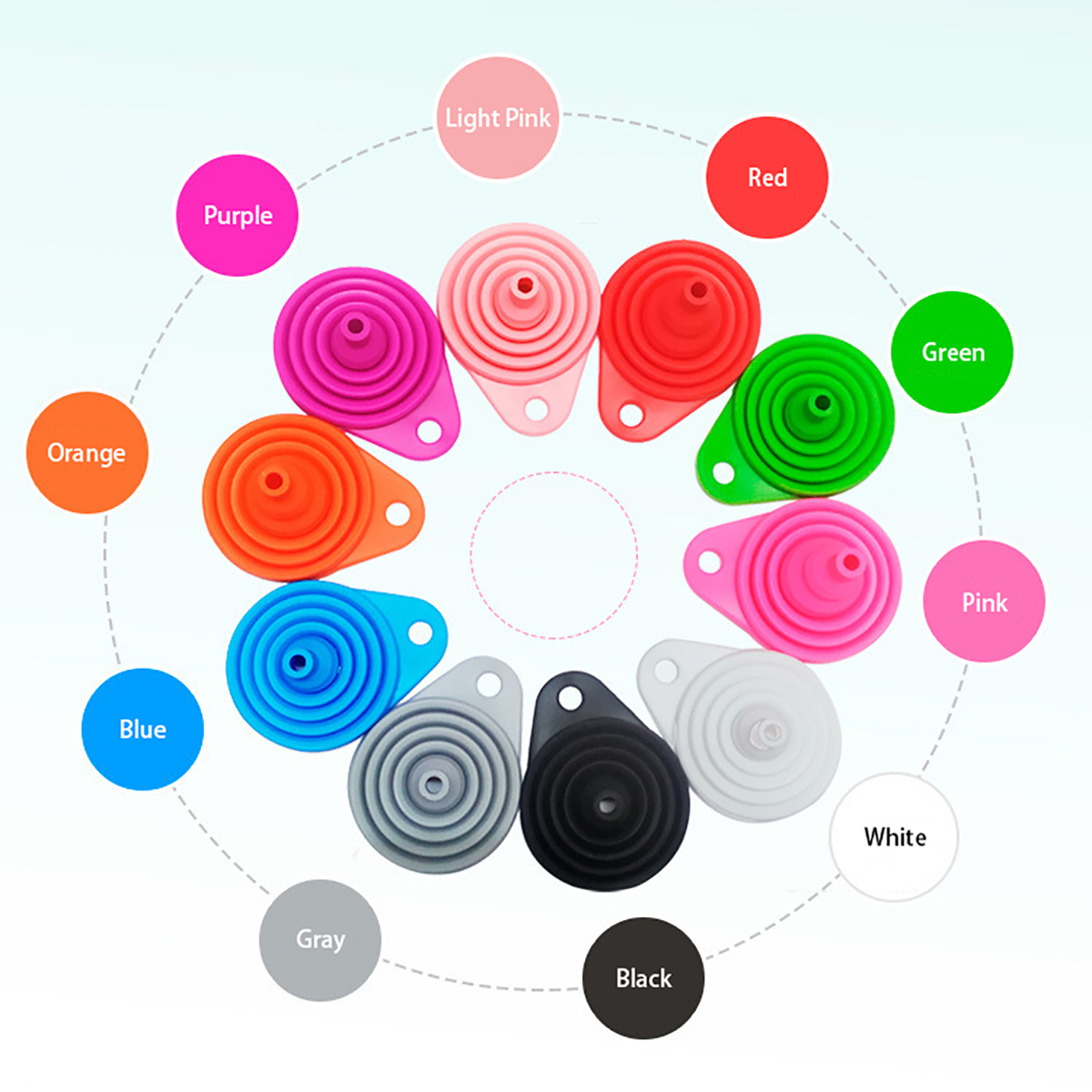 Funil de Silicone Dobrável de  - Kitchen Gadgets Design avaliação e preço