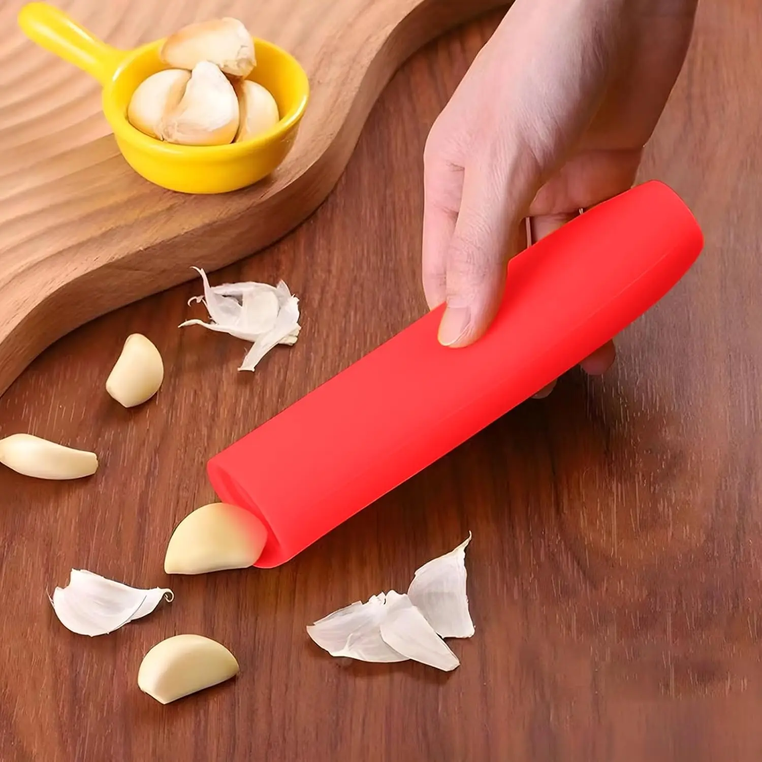Tubo de Silicone para Descasca - Kitchen Gadgets Youtube avaliação e preço