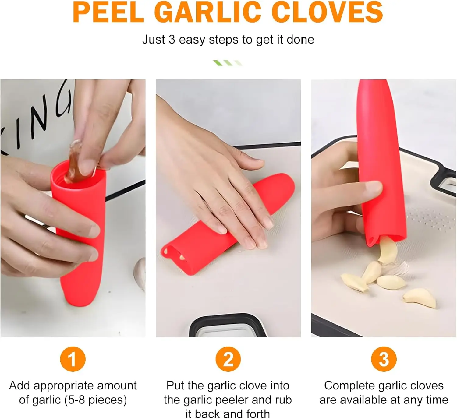 Tubo de Silicone para Descasca - Kitchen Gadgets Youtube avaliação e preço