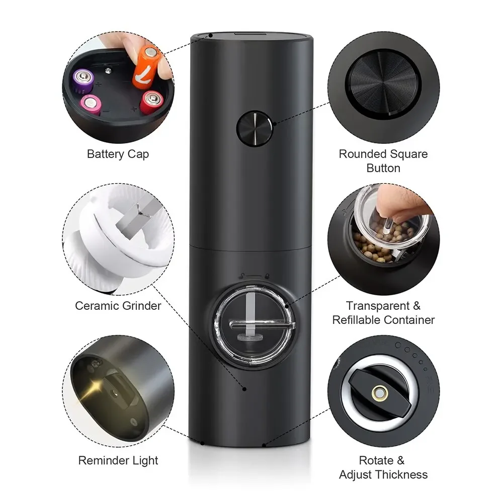 Sal elétrica e pimenta moedor  - Kitchen Gadgets Smart avaliação e preço