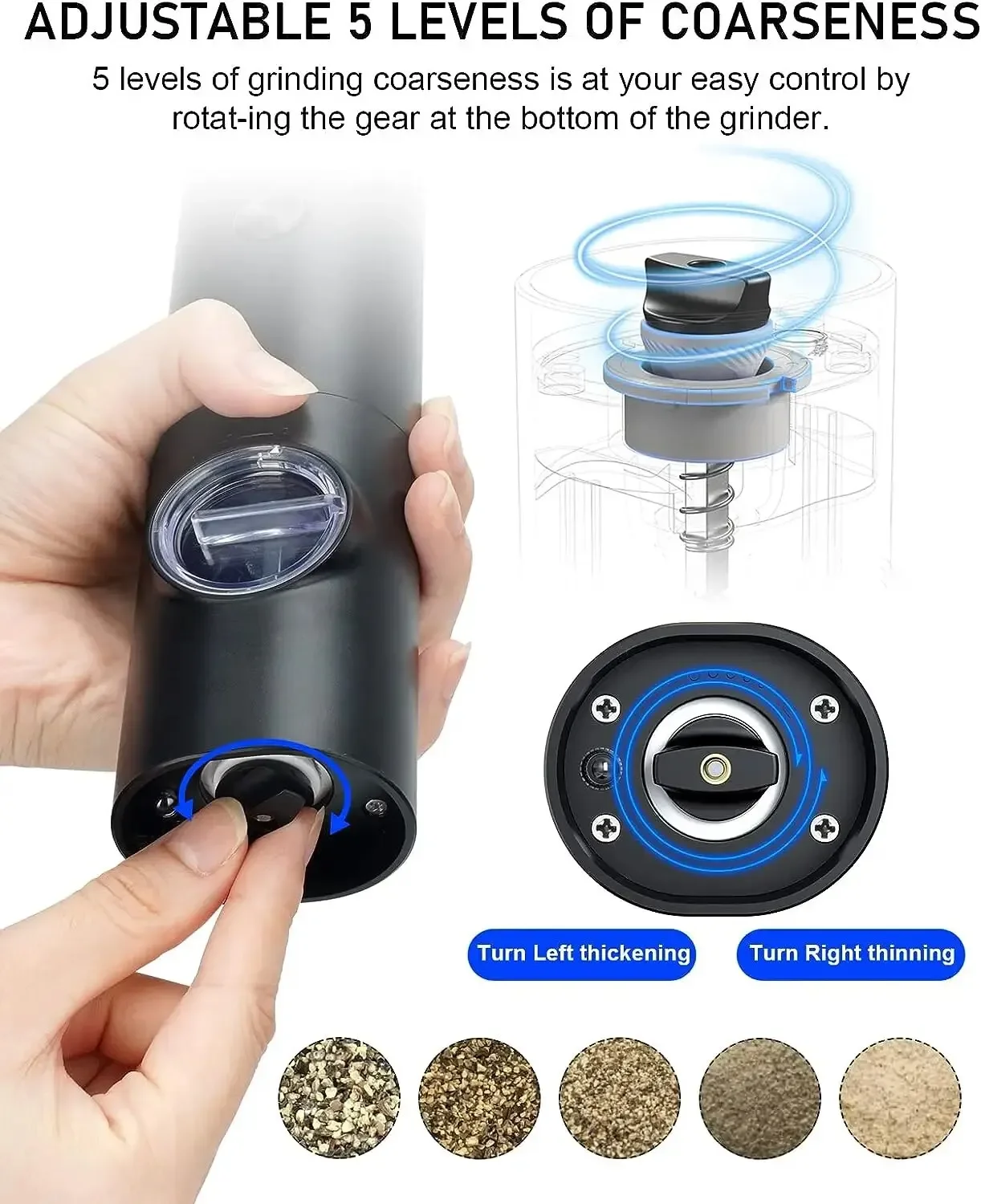 Sal elétrica e pimenta moedor  - Kitchen Gadgets Smart avaliação e preço