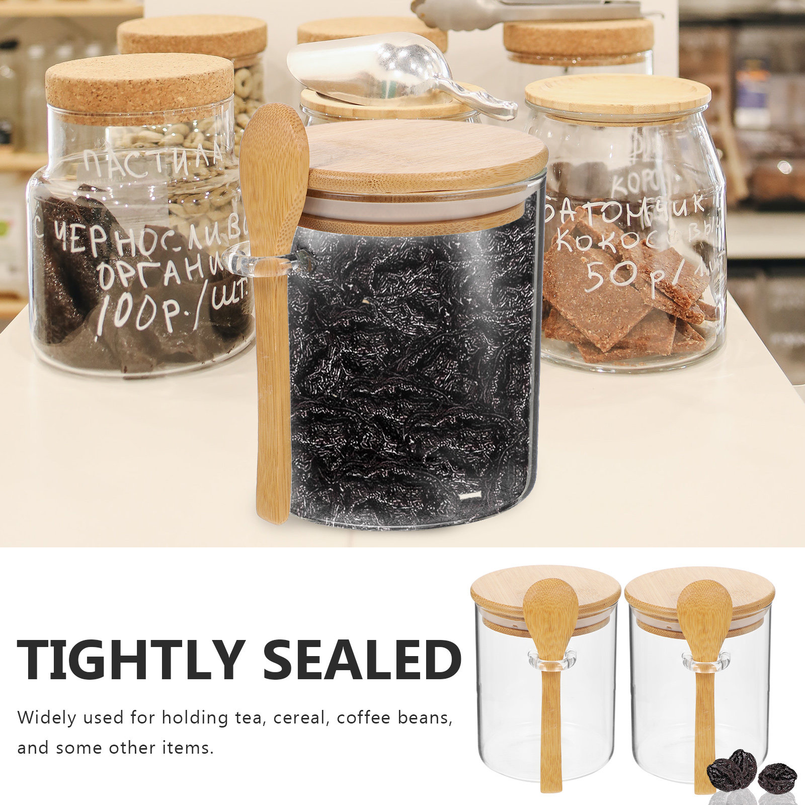 Conjunto de 2 Potes de Vidro T - Food Storage Containers avaliação e preço