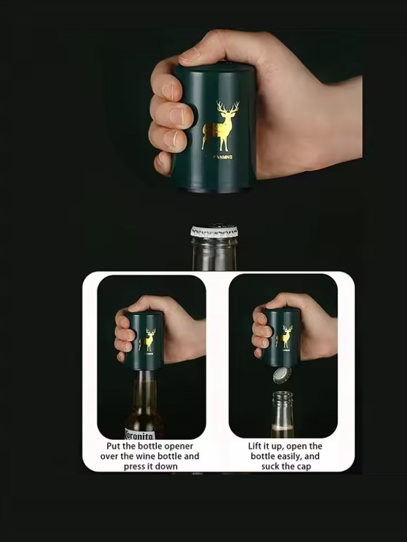 Abridor automático de garrafa  - Kitchen Gadgets Design avaliação e preço