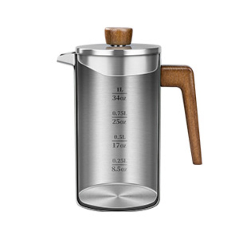 Cafeteira Francesa de Aço Inox - French Press Coffee Maker avaliação e preço