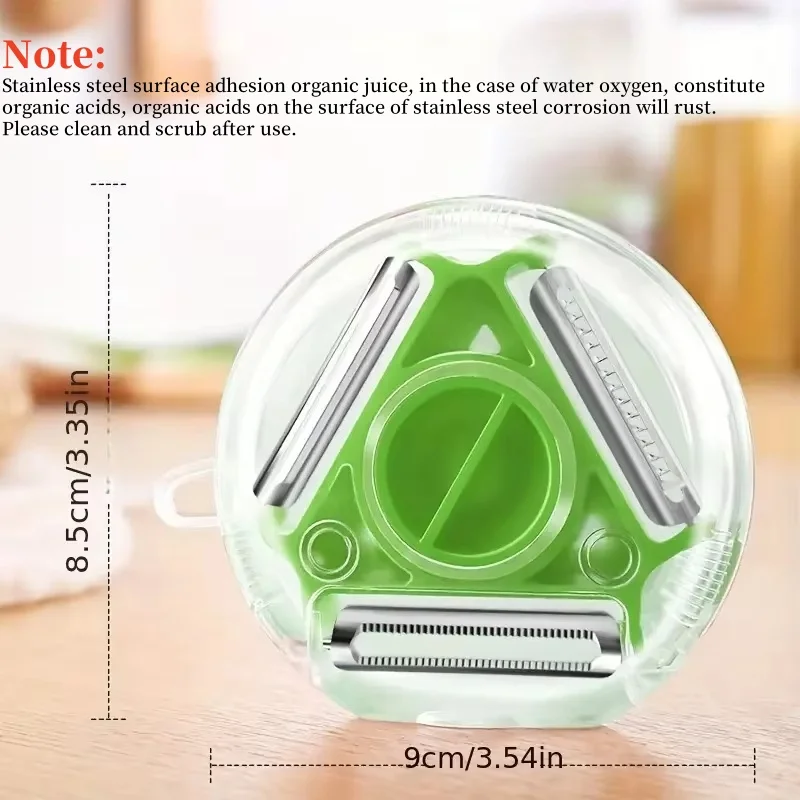 Conjunto de Descascadores Trio - Kitchen Gadgets Vegetable Cutter avaliação e preço