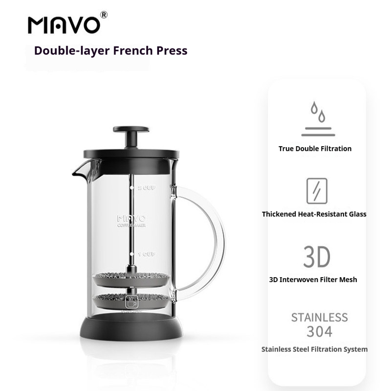 Cafeteira Prensa Francesa MAVO - French Press Coffee Maker avaliação e preço