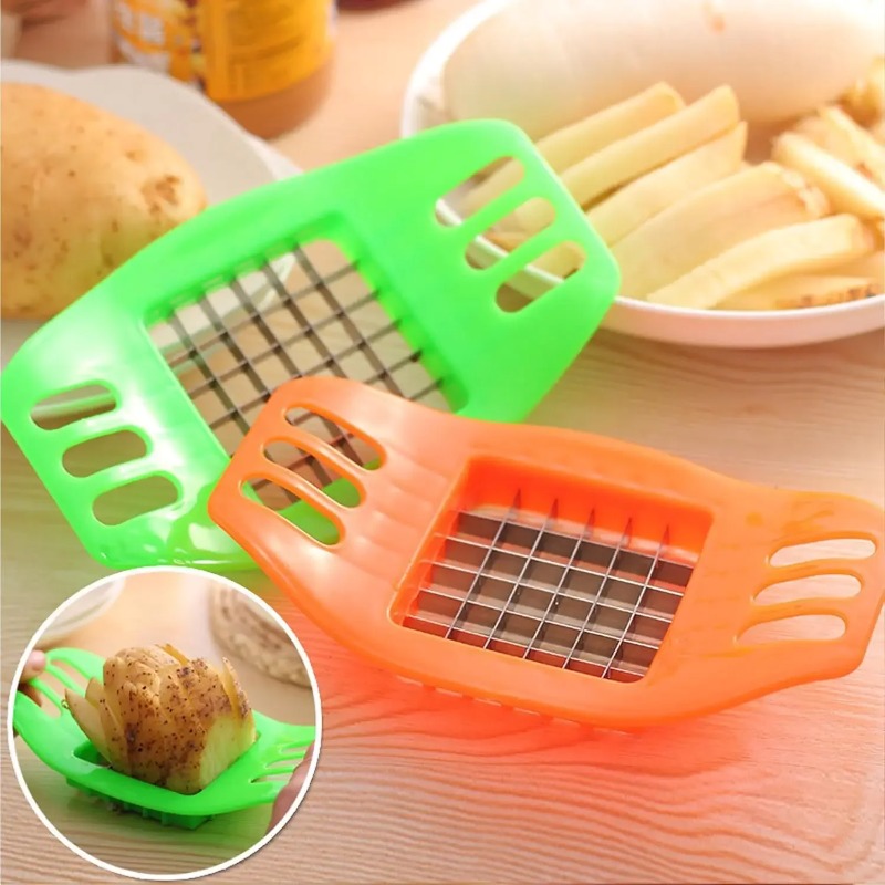 Cortador de Batatas Fritas, Co - Kitchen Gadgets Cutting Tools avaliação e preço