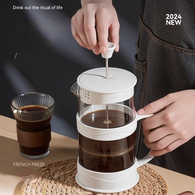 Gananxi mão imprensa cafeteira - French Press Coffee Maker avaliação e preço