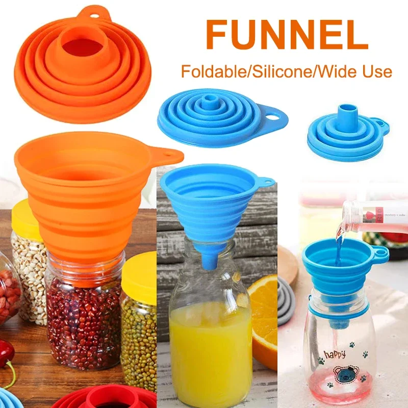 1/4 Peças Funil Dobrável de Si - Kitchen Gadgets Design avaliação e preço
