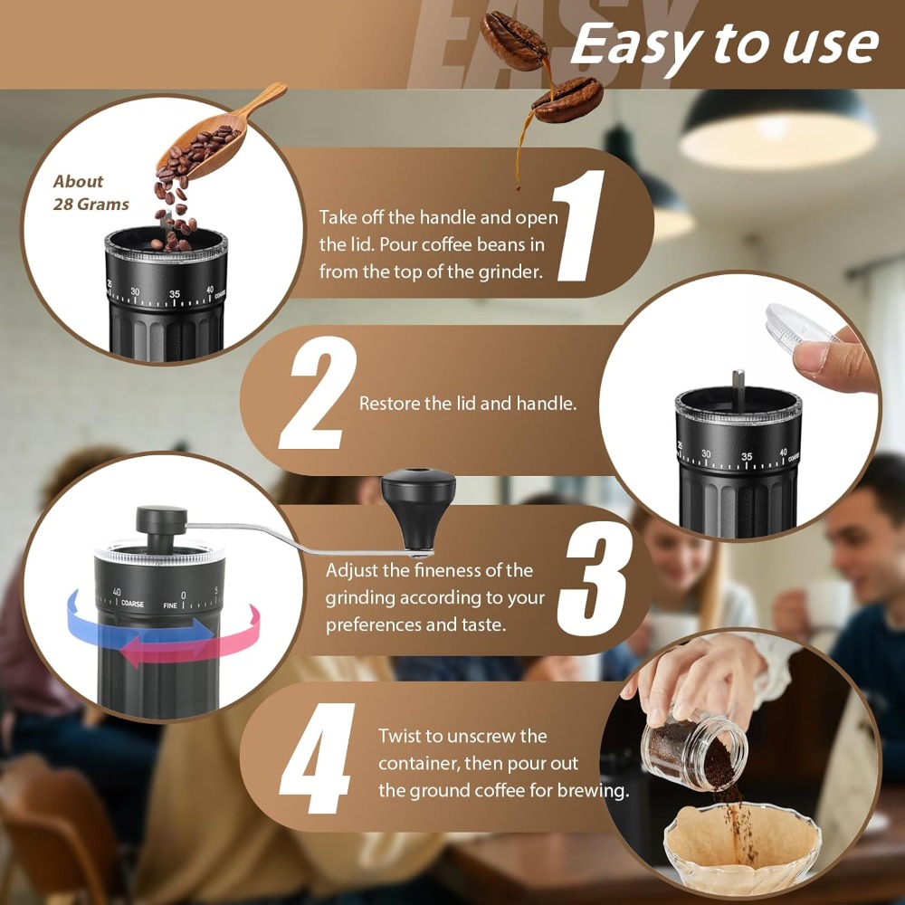 Moedor de café manual com 40 a - French Press Coffee Maker avaliação e preço