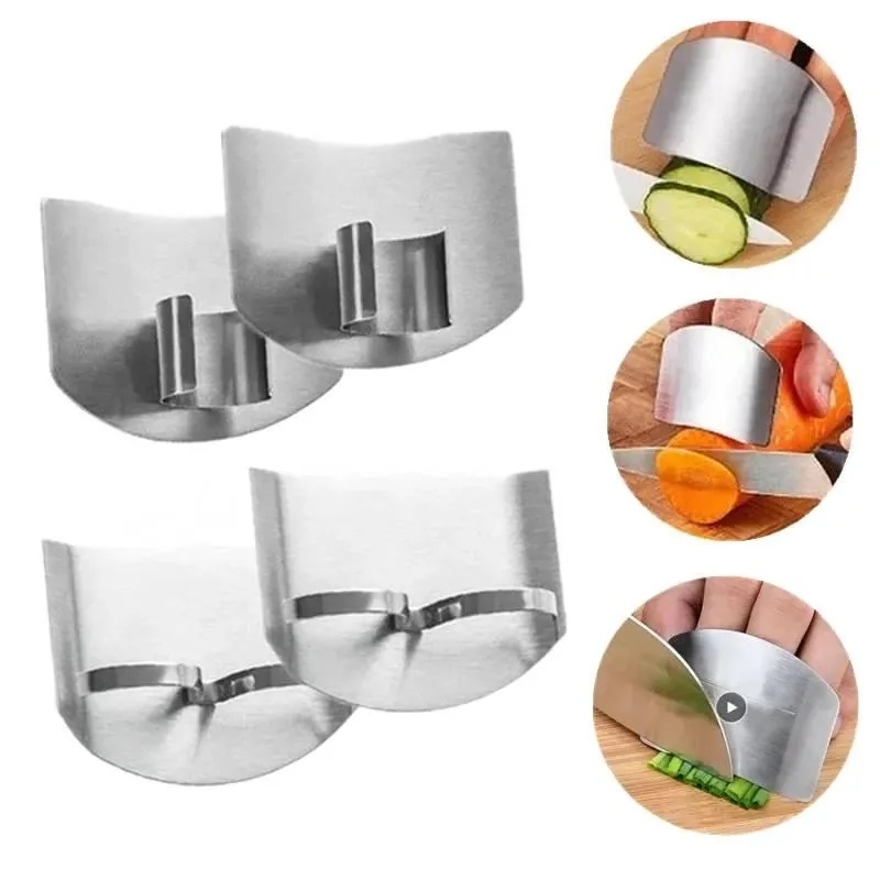 Protetor de dedos de aço inoxi - Kitchen Gadgets Cutting Tools avaliação e preço