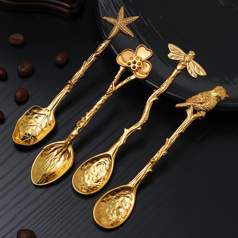 1pc metal sobremesa colher de  - Kitchen Gadgets Vintage avaliação e preço