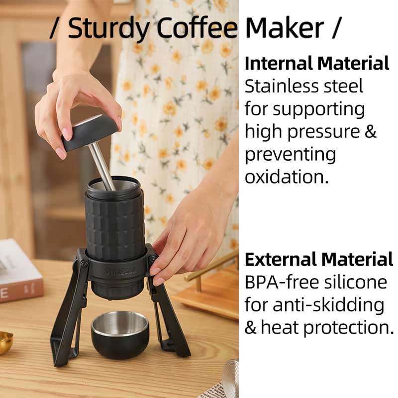 STARESSO Máquina de café manua - French Press Coffee Maker avaliação e preço