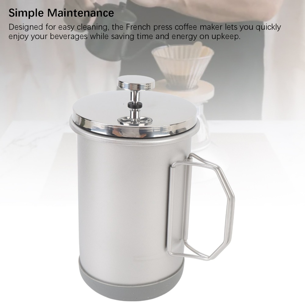 Cafeteira Francesa de Aço Inox - French Press Coffee Maker avaliação e preço